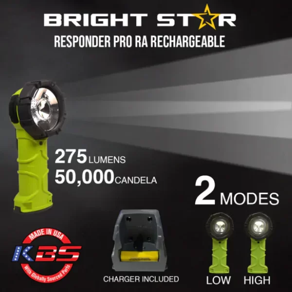 Linterna Angulo Recto, Bright Star, Response Pro Recargable - Imagen 7